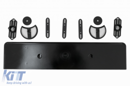 Kentrikí máska chorís síma gia Audi A6 C7 4G 2011-2014 Standard S-Line Shiny Black-image-6109314