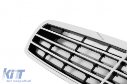 Kentrikí máska gia Mercedes E-Class W211 S211 2002-2006 Sport CL Design Chromíou-image-6127215