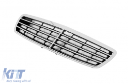 Kentrikí máska gia Mercedes E-Class W211 S211 2002-2006 Sport CL Design Chromíou-image-6127218