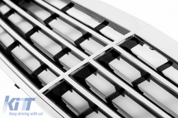 Kentrikí máska gia Mercedes E-Class W211 S211 2002-2006 Sport CL Design Chromíou-image-6127220