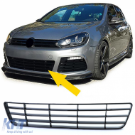 image-14-Kühlergrill-Einsatz für VW Golf 6 R20 Stoßstange 08-12
