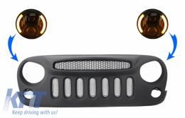 image-59-Kühlergrill für JEEP Wrangler JK 07-17 Light CREE LED-Scheinwerfer