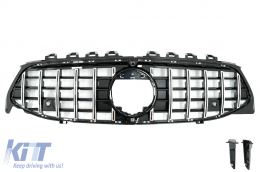 image-30-Kühlergrill für Mercedes CLA X118 C118 2019-05.2023 GT-R Panamericana Design Chrom