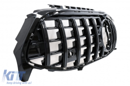 Kühlergrill für Mercedes CLA X118 C118 2019-05.2023 GT-R Panamericana Design Piano Schwarz-image-6069370