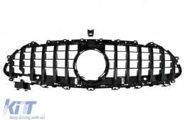 image-35-Kühlergrill für Mercedes CLS-Klasse C257 18+ Panamericana GTR Look Schwarz
