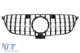 image-57-Kühlergrill für Mercedes GLE C292 15-18 GLE W166 SUV GT-R Panamericana Look