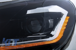 Kühlergrill für VW Golf VI 08-13 LED Scheinwerfer Flowing Dynamic Lights R20 Look-image-6052969