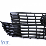 Kühlergrill Frontgrill glänzend schwarz geeignet für VW T6.1 Bus Multivan Facelift ab 19-image-6204077