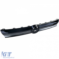 Kühlergrill Frontgrill Schwarz Glanz mit Chromleisten für VW Caddy V SB ab 2020-image-6265943
