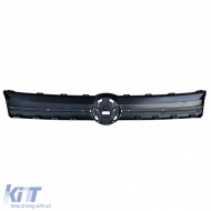 Kühlergrill Frontgrill Schwarz Glanz mit Chromleisten für VW Caddy V SB ab 2020-image-6265944