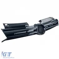 Kühlergrill Frontgrill Schwarz Glanz passt für VW Golf 6 GTI GTD R 2008–2013-image-6328948