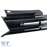 Kühlergrill Frontgrill Schwarz Glanz passt für VW Golf 6 GTI GTD R 2008–2013-image-6328949
