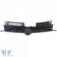 Kühlergrill Frontgrill Schwarz Glanz passt für VW Golf 6 GTI GTD R 2008–2013-image-6328950