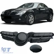 image-7-Kühlergrill geeignet für Mercedes SLK R171 2004-2007 Pre-Facelift
