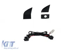 Kühlergrill Gitter Nieren Nierengitter für BMW 5er G60 G61 2023- mit LED Glänzend Schwarz-image-6260169