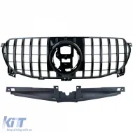 Kühlergrill in Schwarz Hochglanz, geeignet für Mercedes GLE V167 Coupe C167 18-23 ohne A Design-image-6207106