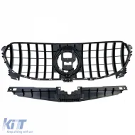 Kühlergrill in Schwarz Hochglanz, geeignet für Mercedes GLE V167 Coupe C167 18-23 ohne A Design-image-6207111