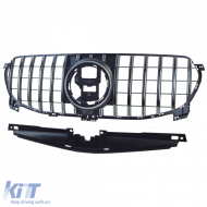 Kühlergrill in Schwarzchrom, geeignet für Mercedes GLE V167 Coupe C167 18-23 ohne A Design-image-6208743