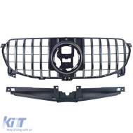 Kühlergrill in Schwarzchrom, geeignet für Mercedes GLE V167 Coupe C167 18-23 ohne A Design-image-6208744