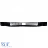 Kühlergrill Mesh Stoßstange Hochglanz Schwarz geeignet für VW T6 Multivan mit ACC 15-19-image-6192778