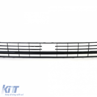 Kühlergrill Mesh Stoßstange Hochglanz Schwarz geeignet für VW T6 Multivan mit ACC 15-19-image-6192782