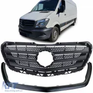image-14-Kühlergrill mit Rahmen geeignet für Mercedes Sprinter W906 Facelift 2013–2018