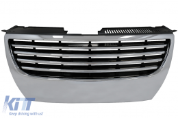 image-53-Kühlergrill ohne Abzeichen für VW Passat B6 3C 05-2010 Limousine Variant Chrom