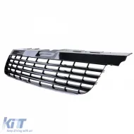 Kühlergrill ohne Emblem, glänzend schwarz, geeignet für VW Bus T5 03-09 Transporter-image-6195324