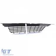 Kühlergrill ohne Emblem, glänzend schwarz, geeignet für VW Bus T5 03-09 Transporter-image-6195327