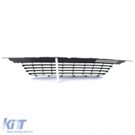 Kühlergrill ohne Emblem, glänzend schwarz, geeignet für VW Bus T5 03-09 Transporter-image-6195328