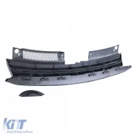 Kühlergrill ohne Emblem glänzend schwarz geeignet für VW Golf 6 08-12-image-6195589
