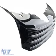 Kühlergrill ohne Emblem Glänzend schwarz geeignet für VW Passat B7 2010-2015-image-6201112