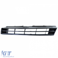 Kühlergrill ohne Emblem Glänzend Schwarz, geeignet für VW Polo 5 6R 6C 09-17-image-6204257
