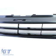 Kühlergrill ohne Emblem Glänzend Schwarz, geeignet für VW Polo 5 6R 6C 09-17-image-6204258