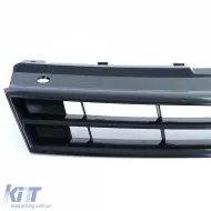 Kühlergrill ohne Emblem Glänzend Schwarz, geeignet für VW Polo 5 6R 6C 09-17-image-6204259