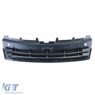 Kühlergrill ohne Emblem Glänzend Schwarz, geeignet für VW Polo 5 6R 6C 09-17-image-6204261