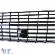 Kühlergrill ohne Emblem in Schwarz Hochglanz, geeignet für VW T6.1 Bus+Transporter Facelift ab 19-image-6198782