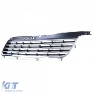Kühlergrill ohne Emblem mit Chromleisten, geeignet für VW Passat 3BG 00-05-image-6258893