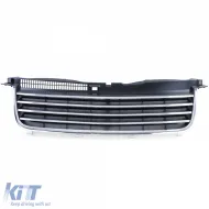 Kühlergrill ohne Emblem mit Chromleisten, geeignet für VW Passat 3BG 00-05-image-6258895