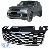 image-15-Kühlergrill Performance Schwarz Silber geeignet für Range Rover Sport L494 2017-2022