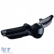 Kühlergrill schwarz glänzend geeignet für Mercedes SLK R171 2004-2007 Vor-Facelift-image-6210333