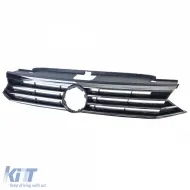 Kühlergrill schwarz mit Chromleisten, geeignet für VW Passat B8 3G Pre-Facelift 2014-2019-image-6200463