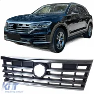 image-36-Kühlergrill schwarz mit Chromleisten, geeignet für VW Touareg III ab 2018
