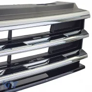 Kühlergrill schwarz mit Chromleisten, geeignet für VW Tiguan II 2016-2020-image-6210714