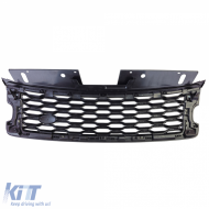 Kühlergrill schwarz silber geeignet für Range Rover Vogue L405 18-22-image-6210709