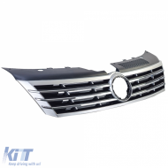 Kühlergrill schwarz verchromt geeignet für VW CC 2012-2017-image-6207603