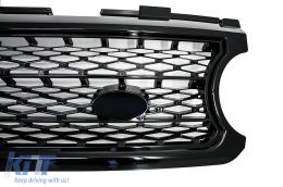 Kühlergrill Seitenschlitze für Range Rover Vogue III L322 06-09 Autobiography Supercharged Design Schwarz-image-6006889