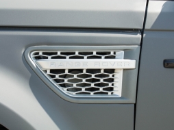 Kühlergrill Vents für Sport Facelift 09-13 L320 Autobiographie Look Silber-image-6015993