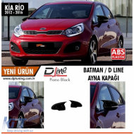 image-20-Kia Rio Batman tükörborítás zongoralakk fekete, tükör irányjelzővel / 2012 - 2016