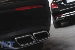 Kipufogóvég Mercedes Benz C-osztály W205 S205 C205 A205, GLE C292, E-osztály W213, S-osztály W222, GLE W166, GLC W253 X253 C253 C217 (2014-től) A-Design - csak hátsó diffúzorhoz-image-6084466